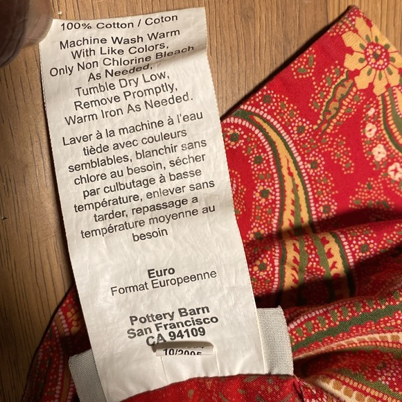 Set of 2 Pottery Barn Pillow Shams - Picture 4 of 4